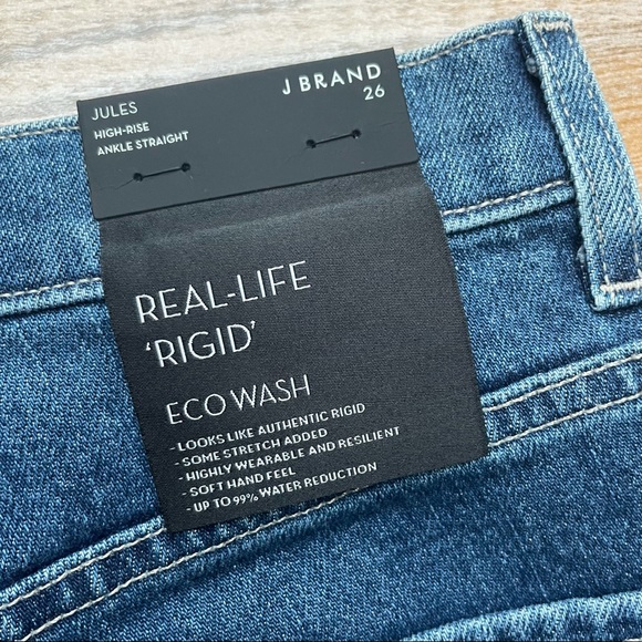 J Brand Jules Urbanite High Rise Straight Leg Ankle Jeans - Picture 11 of 11